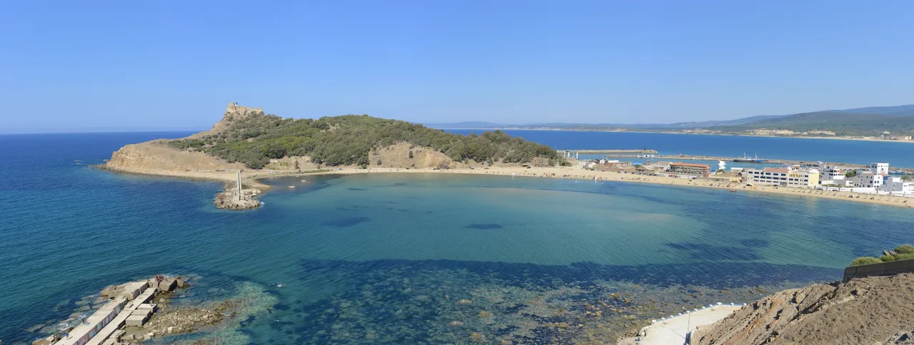 Rocky coastline of Tabarka, Tunisia